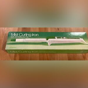 NEW Never Used Mist Curling Iron JC Penney Original Box 1980’s Extremely Rare